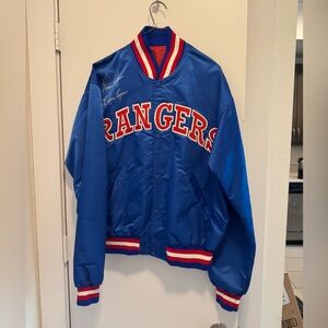 Texas Rangers Nolan Ryan ‘The Ryan Express’ Signed Vintage Starter PSA COA